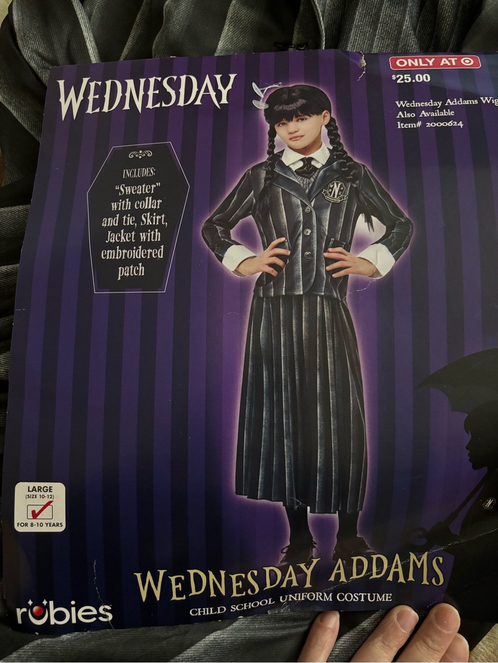 Kids Wednesday Costume